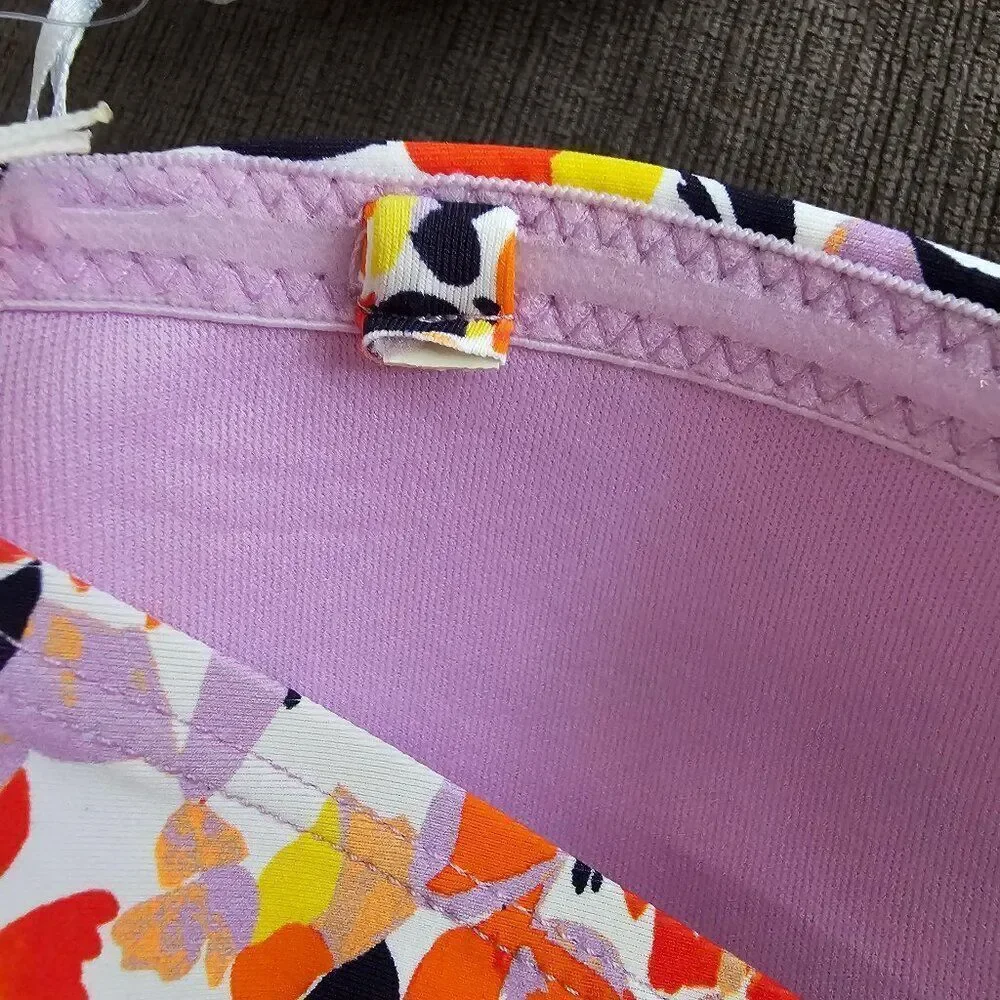 Anne cole Women's Twist Front Bandeau Swim Top size Small